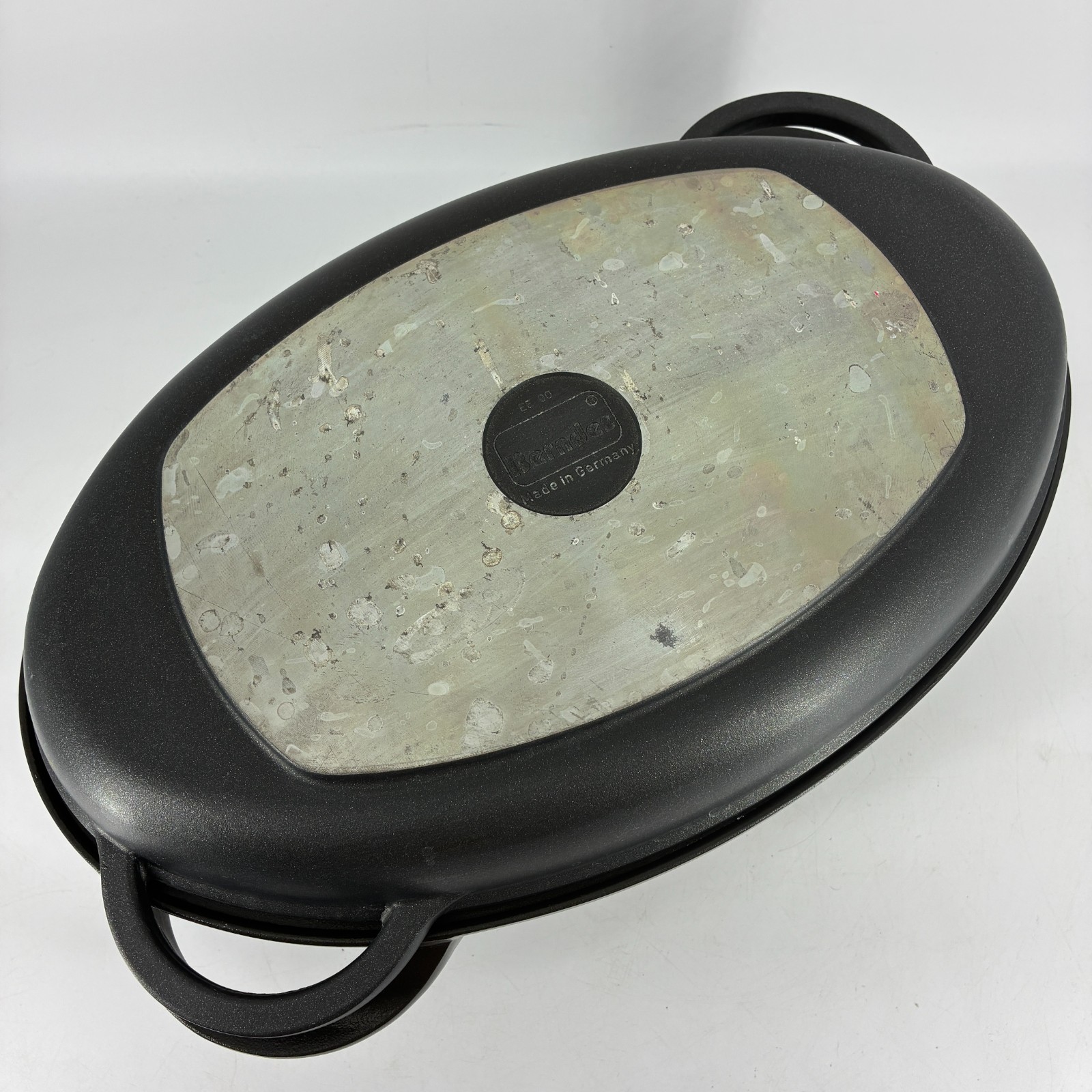 Berndes Oval Roaster Dutch Oven 15 Inch Black Cast Aluminum Made in Germany