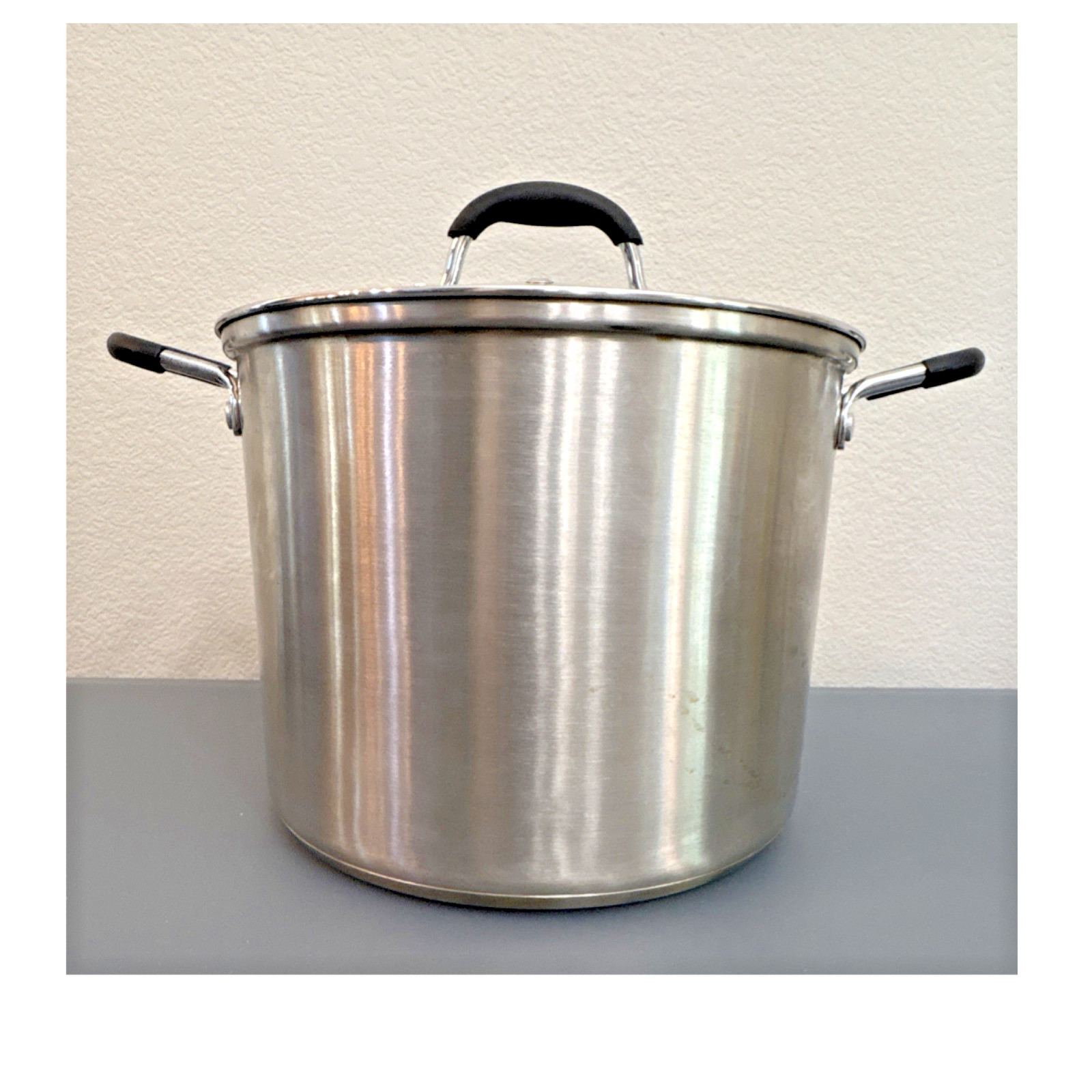 Hamilton Beach 9 Qt Stainless Steel Stock Pot w Lid Large Soup Chili Seafood Pot