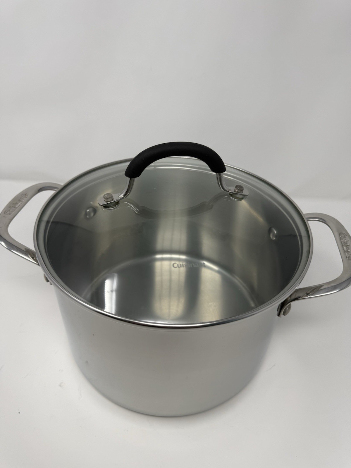 Cuisinart 5.75 Qt Stock Pot Stainless Steel With Glass Lid 7665-22G