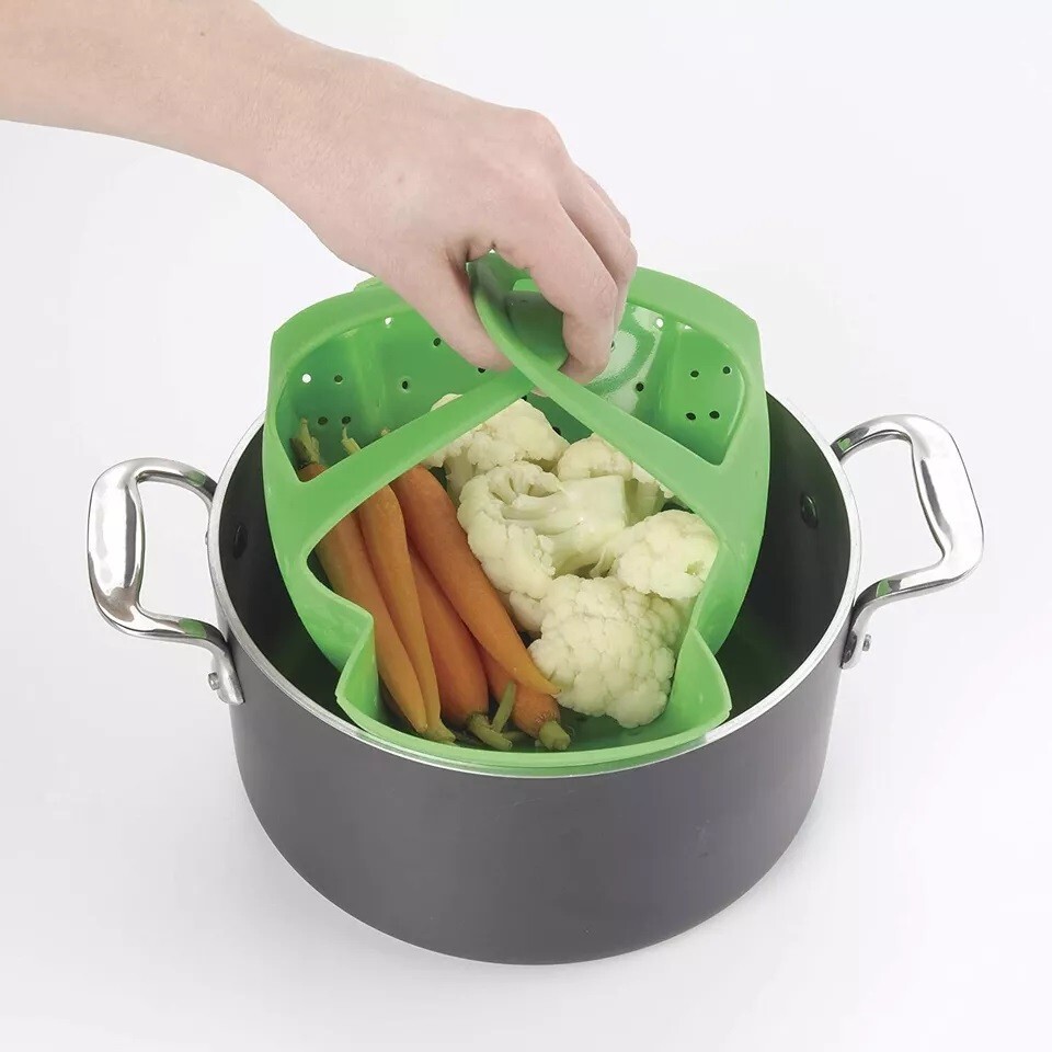 OXO Soft Works Silicone Pressure Cooker or Standard Pot Steamer Insert NWT