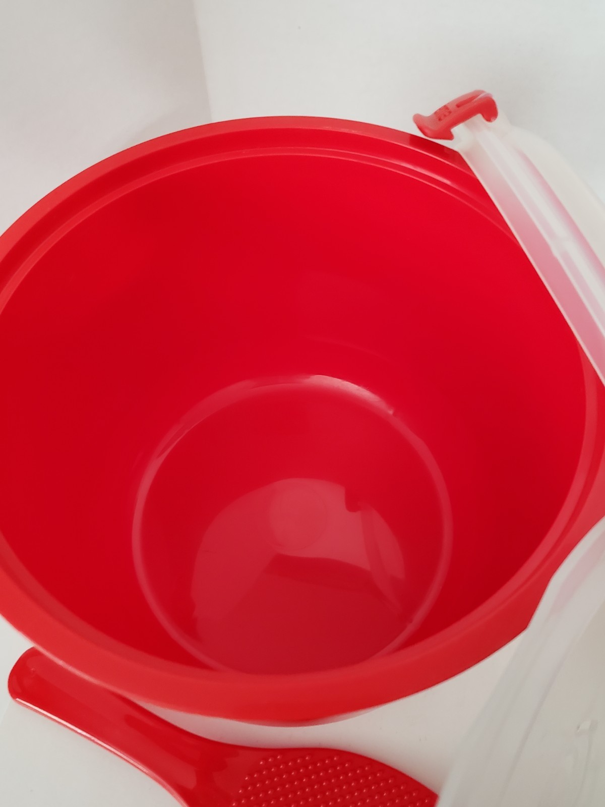 Sistema Microwave Rice Vegetable Pasta Steamer Cooker BPA Free Red 10 Cup New