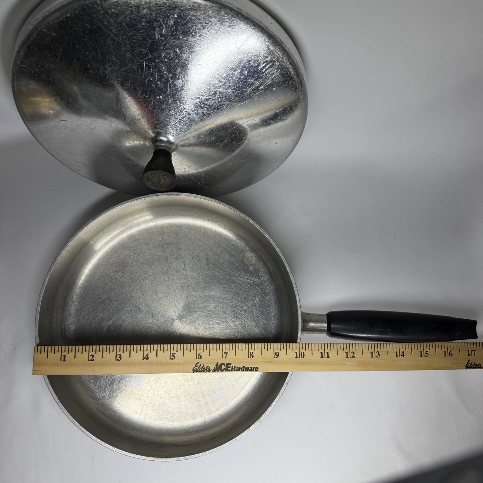 WEAR-Ever R-960 10 Frying Skillet Pan Lid Inner-Clad Plus Stainless USA ALUMINUM