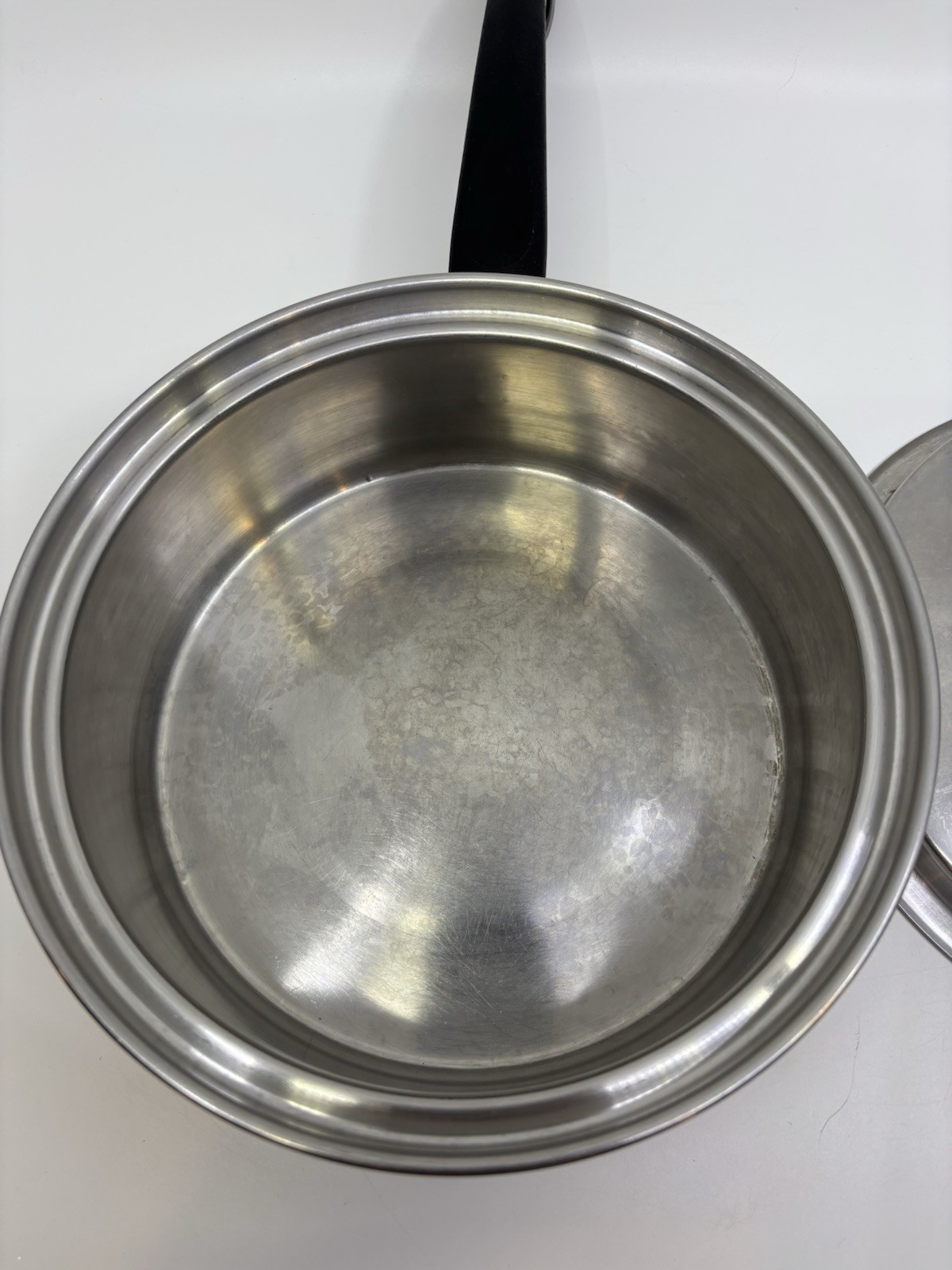 Lustre Craft Saucepan 3 Ply Multi Core 2 Quart w/ Lid USA Made