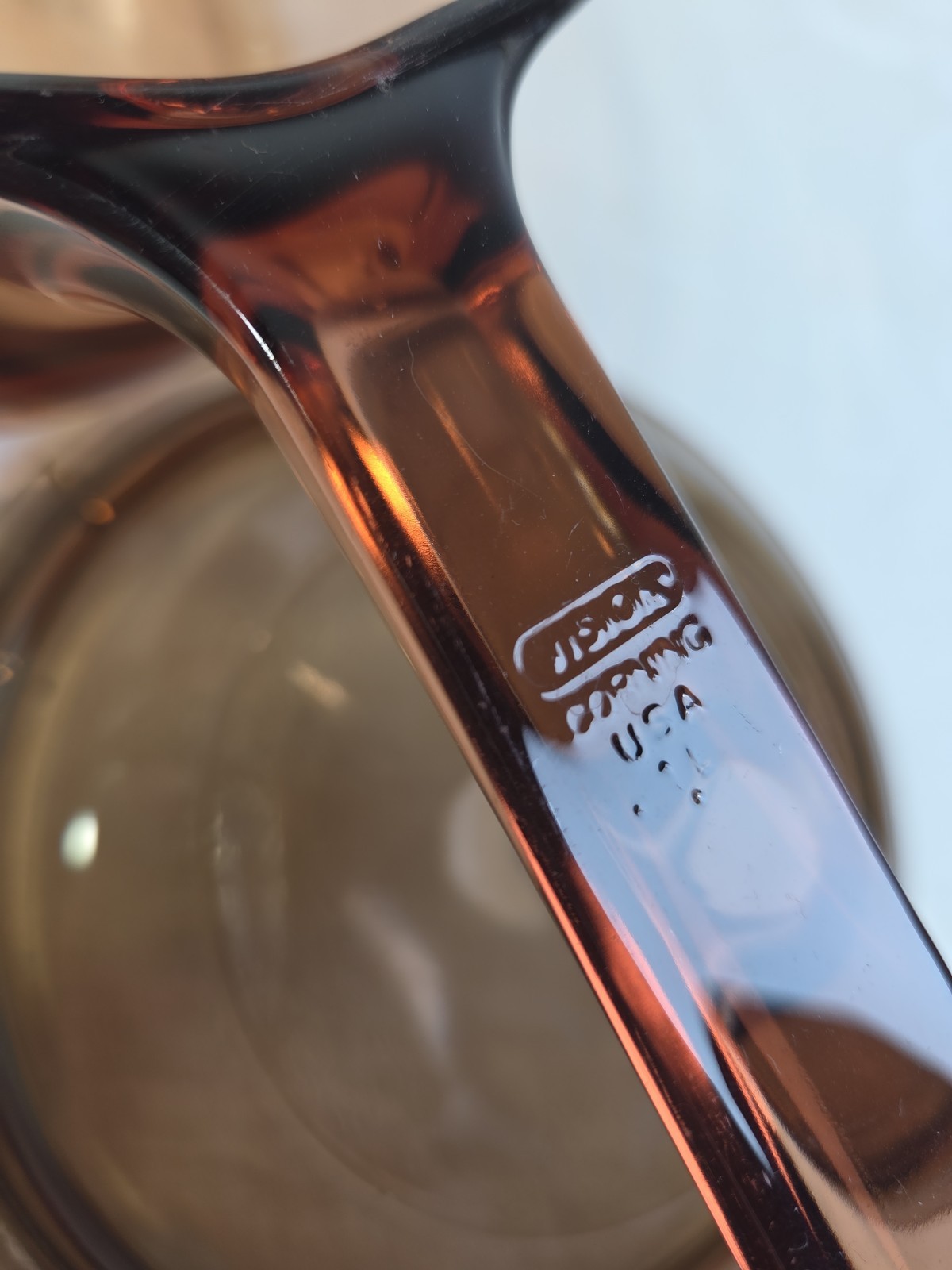 VISIONS Pyrex G.V-1-C Glass Saucepan Brown Transparent With Lid Two-Piece Set