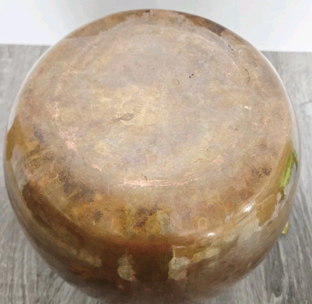 Ruffoni Historia~Hammered Copper Stock Pot 7.5 Qt. Tin Line NO Lid~Italy. READ⚠️