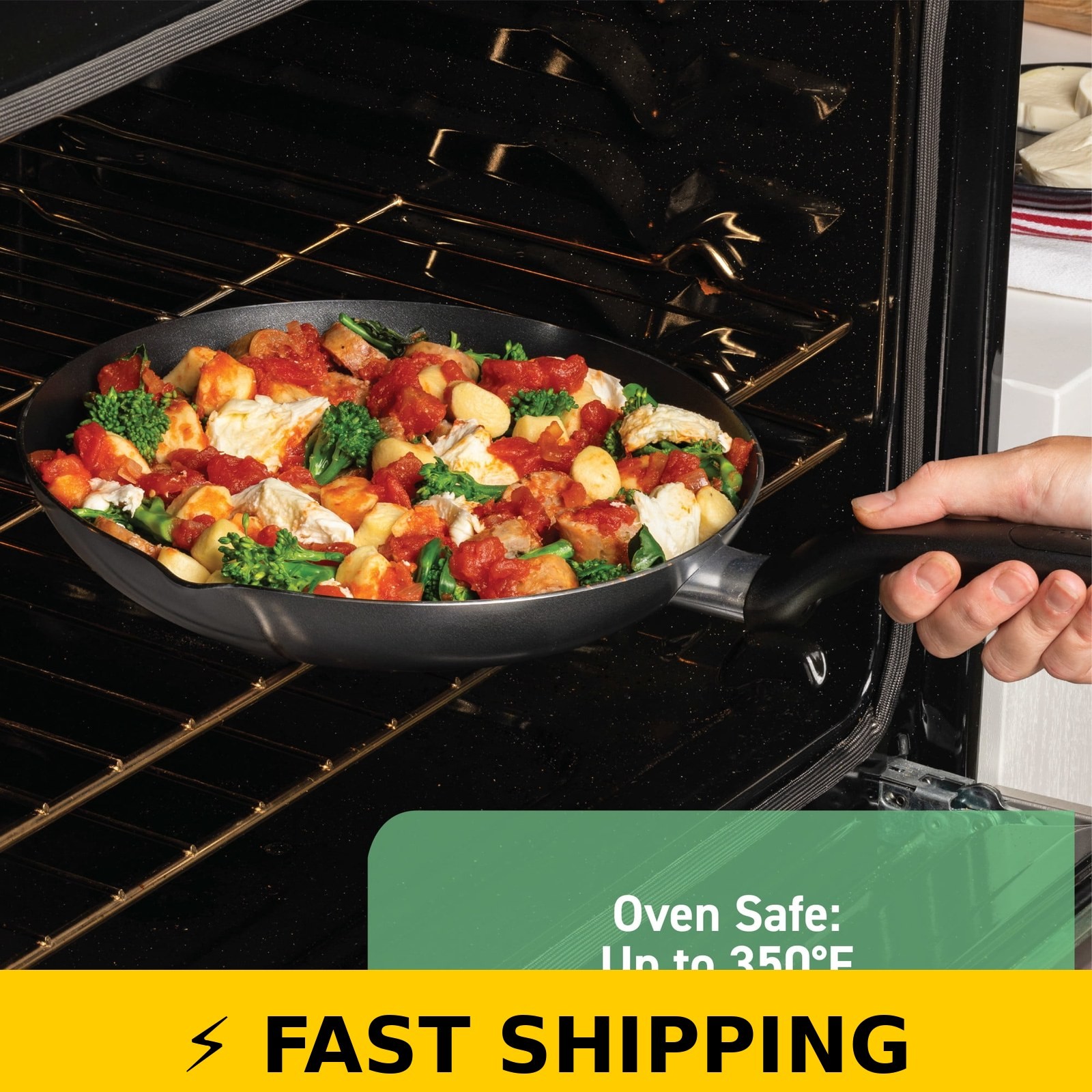 T-fal Easy Care Nonstick Cookware Set, 12 Pieces, Grey