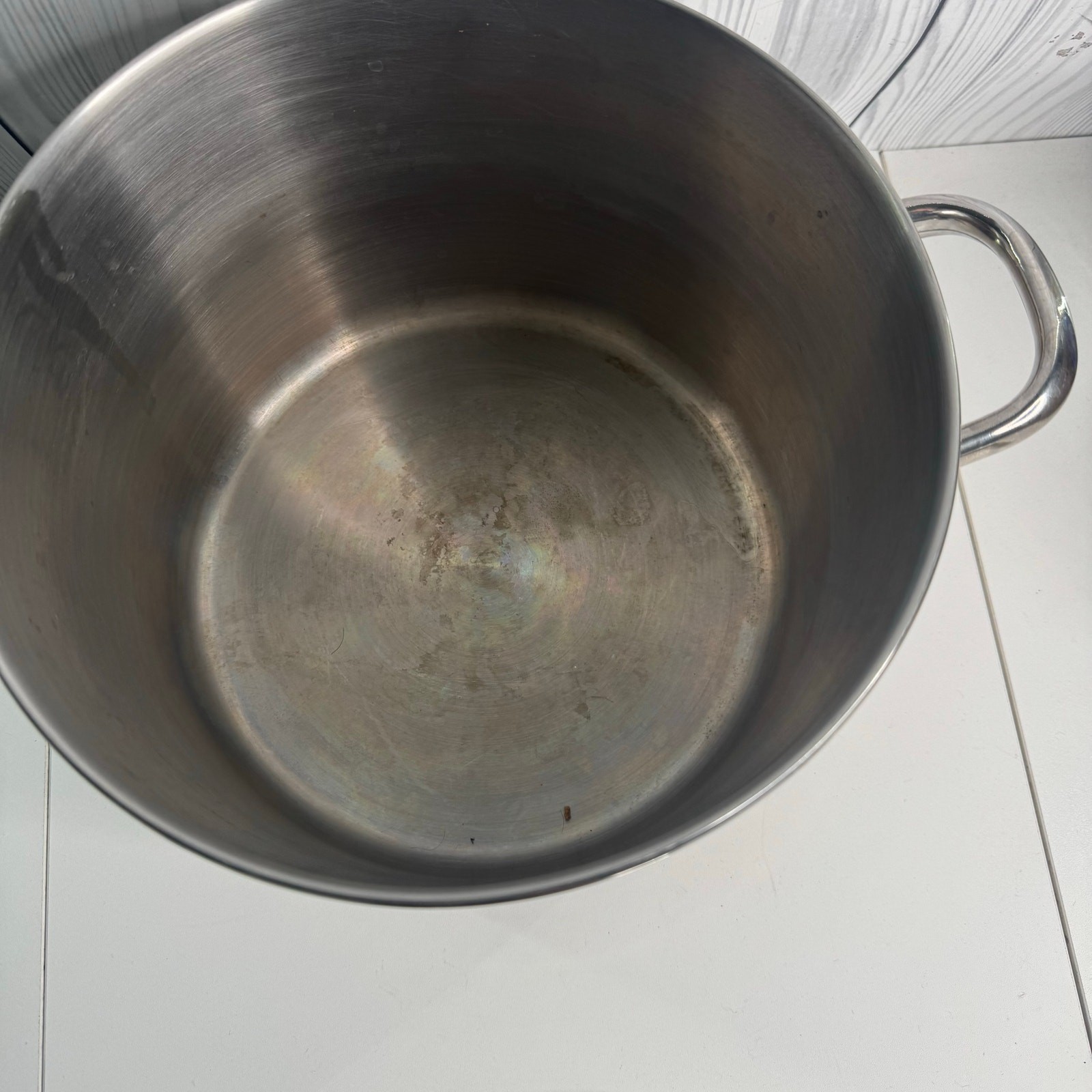 Vintage Revere Ware 2070 10 Qt Stainless Steel Stock Pot And Lid