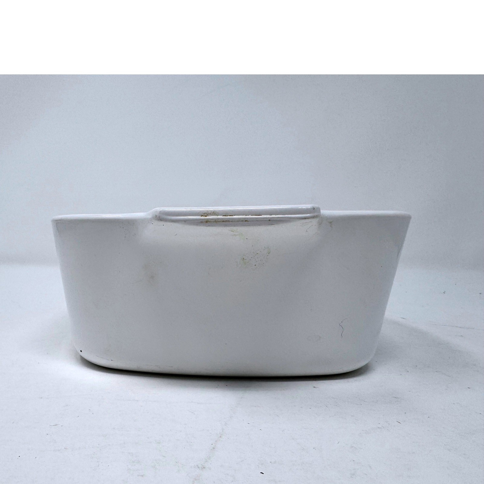 Corning Ware Just White Square Casserole Dish Vintage Pyroceram + Handles No Lid