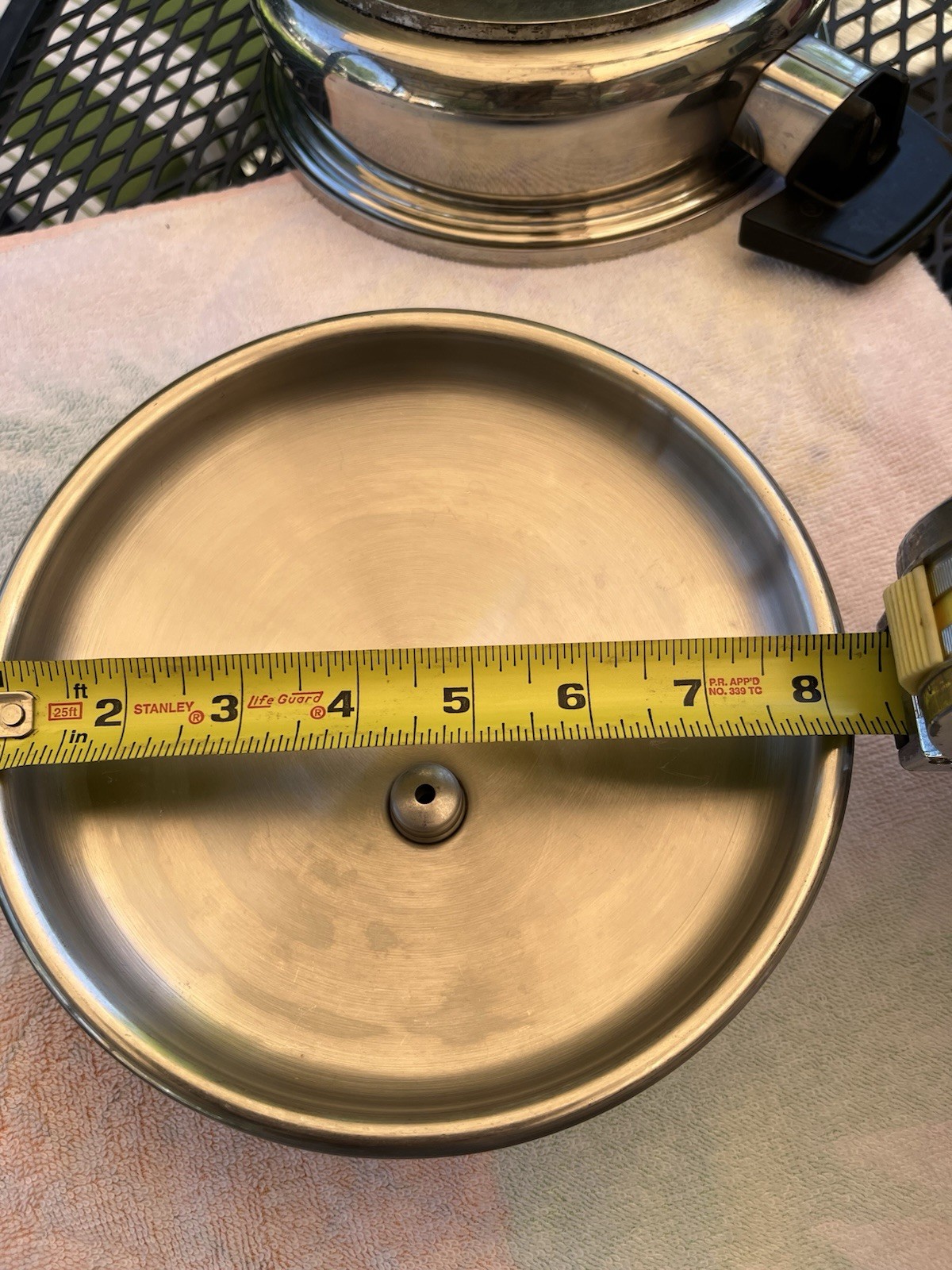 Royal Queen 8 In Double Handle Cook Pan With Adjustable Lid SS MC2000 5 Ply
