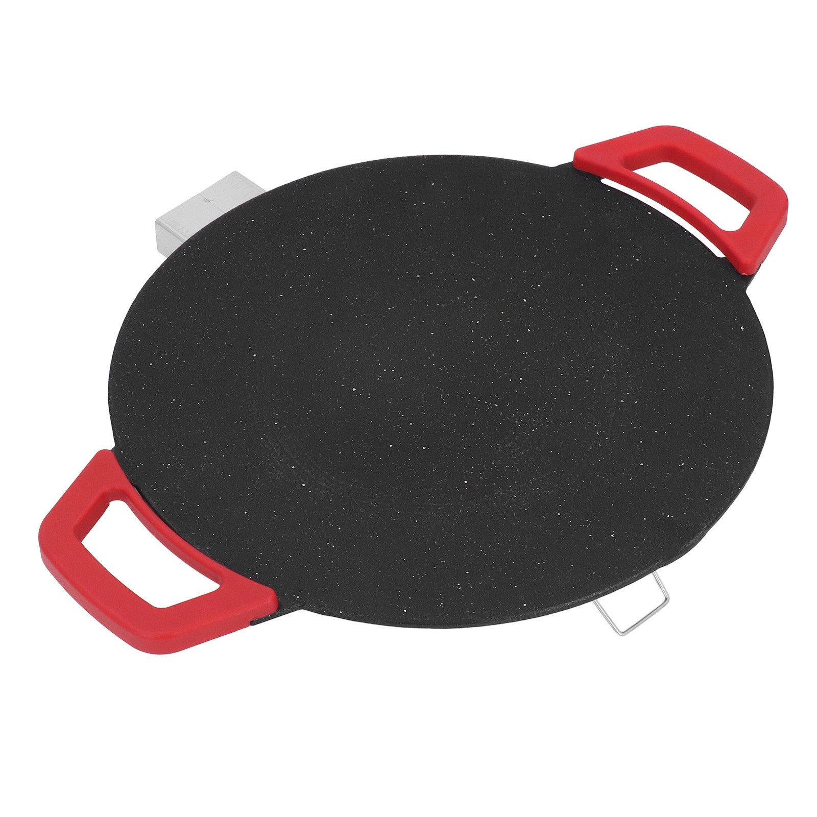 ˇRound Korean Style Stovetop Smokeless BBQ Cast Grill Pan For Home Cooking