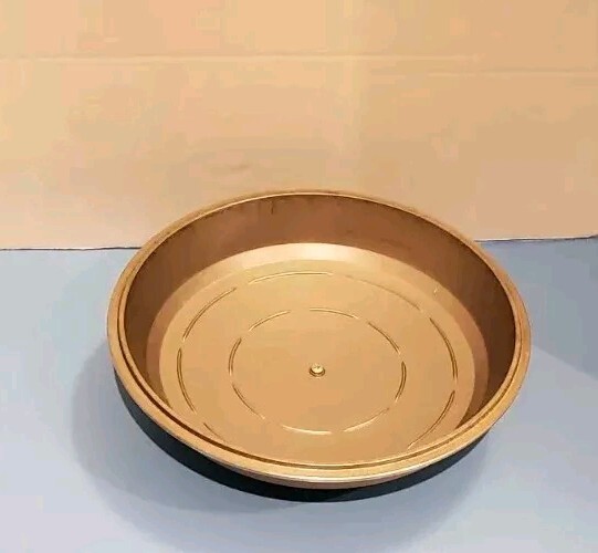 Club Classic 5 Dutch Oven 5 Qt Aluminum Pot W/ Lid Yellow / Brown Vtg