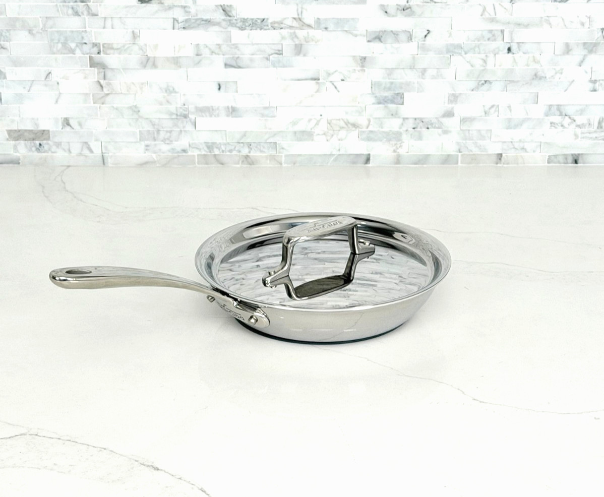 All-Clad D3 Everyday Polished 8.5 inch Skillet with Lid