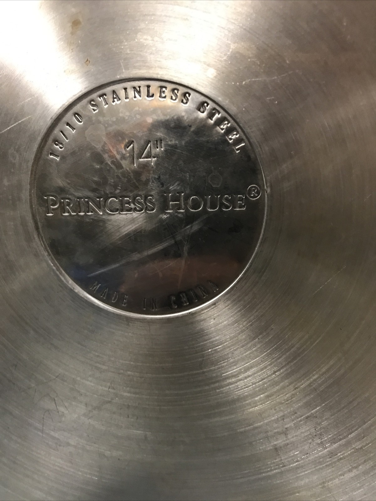 Princess House 14″ Stainless Steel Braiser 14 qt Double Handle With Lid