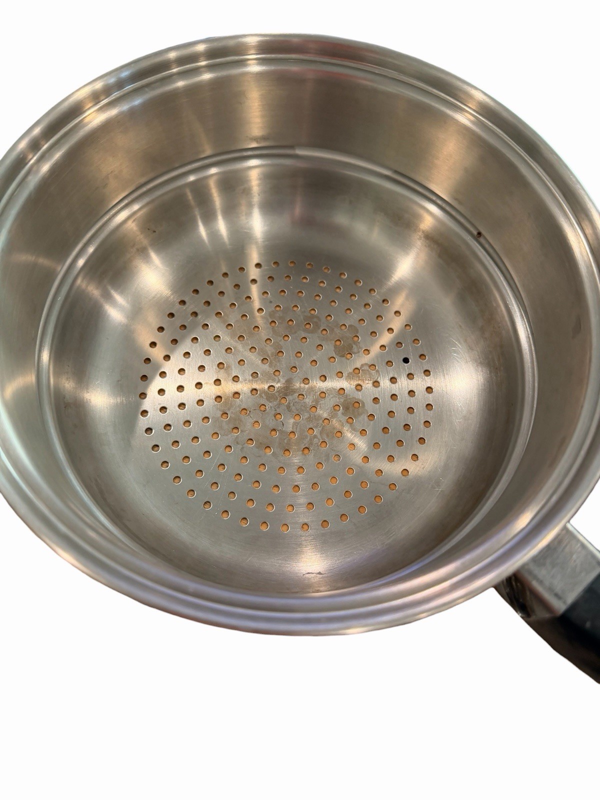 Saladmaster 2.5 Qt Saucepan Steamer Insert Vapo Lid 18-8 Tri-Clad 3 piece USA