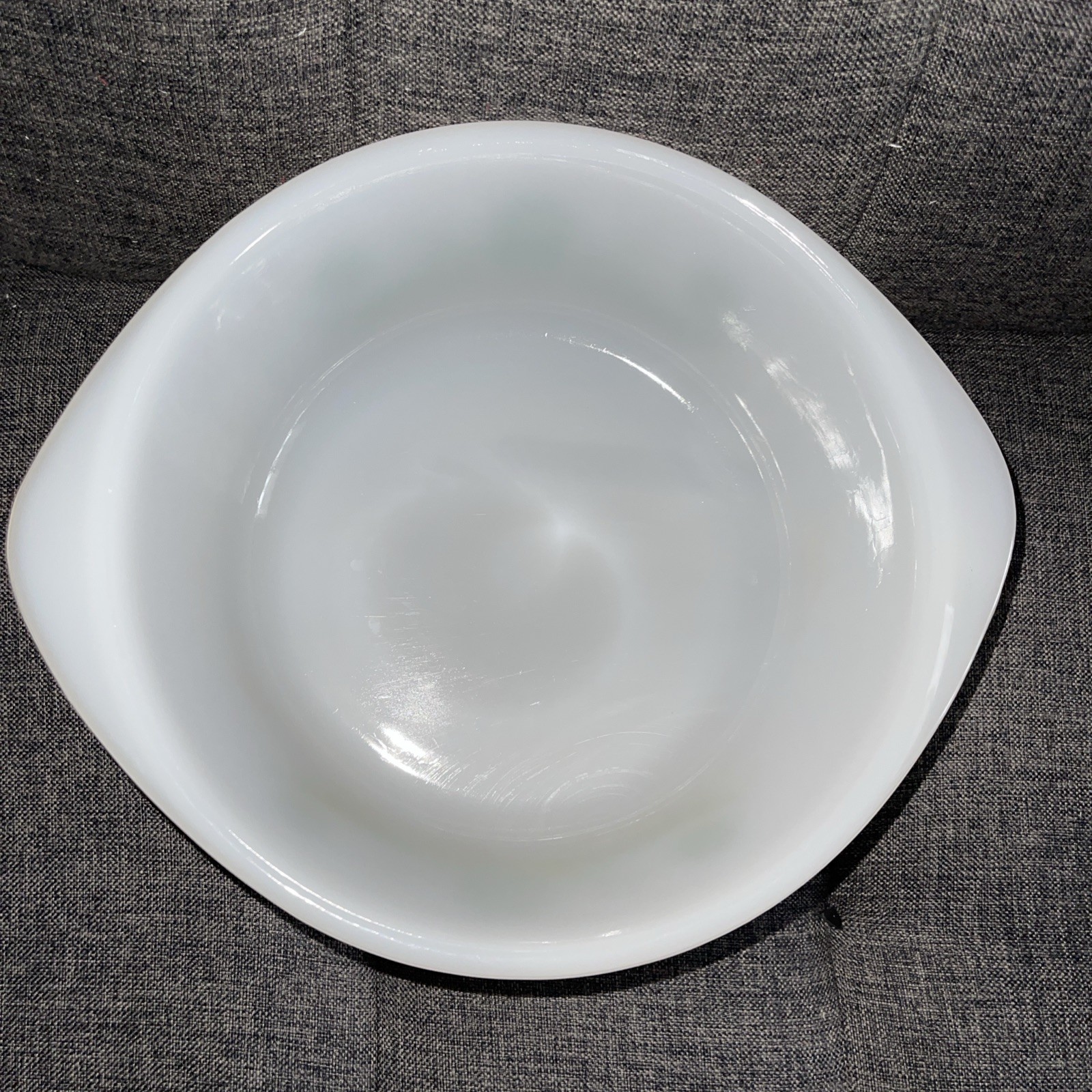 Glasbake 8.5″ Green Daisy Casserole Dish (No Lid) 2 Qt USA J514 Ovenware