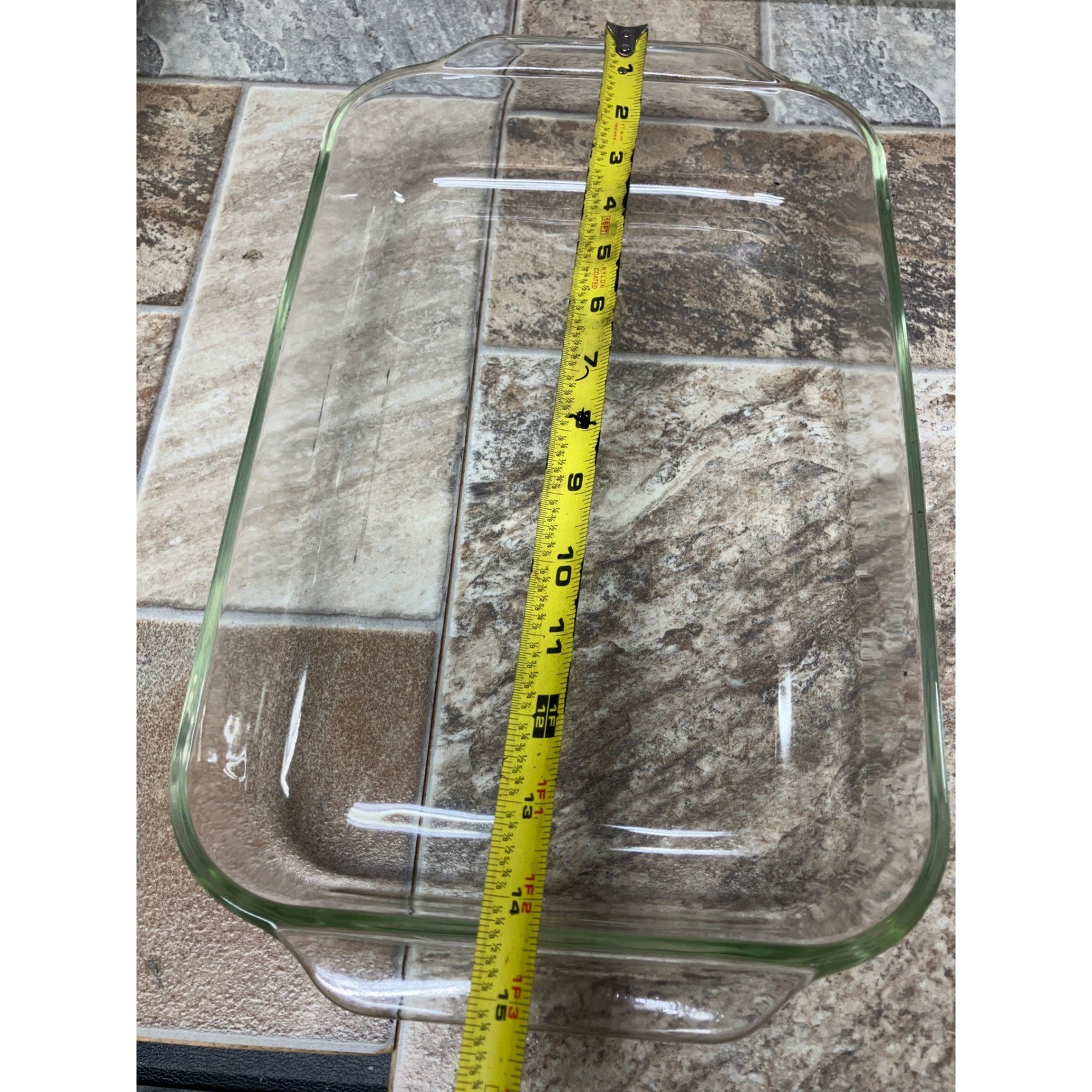 Pyrex 233-S Clear Glass Rectangular 3 Quart Baking Casserole Dish 13×9 USA