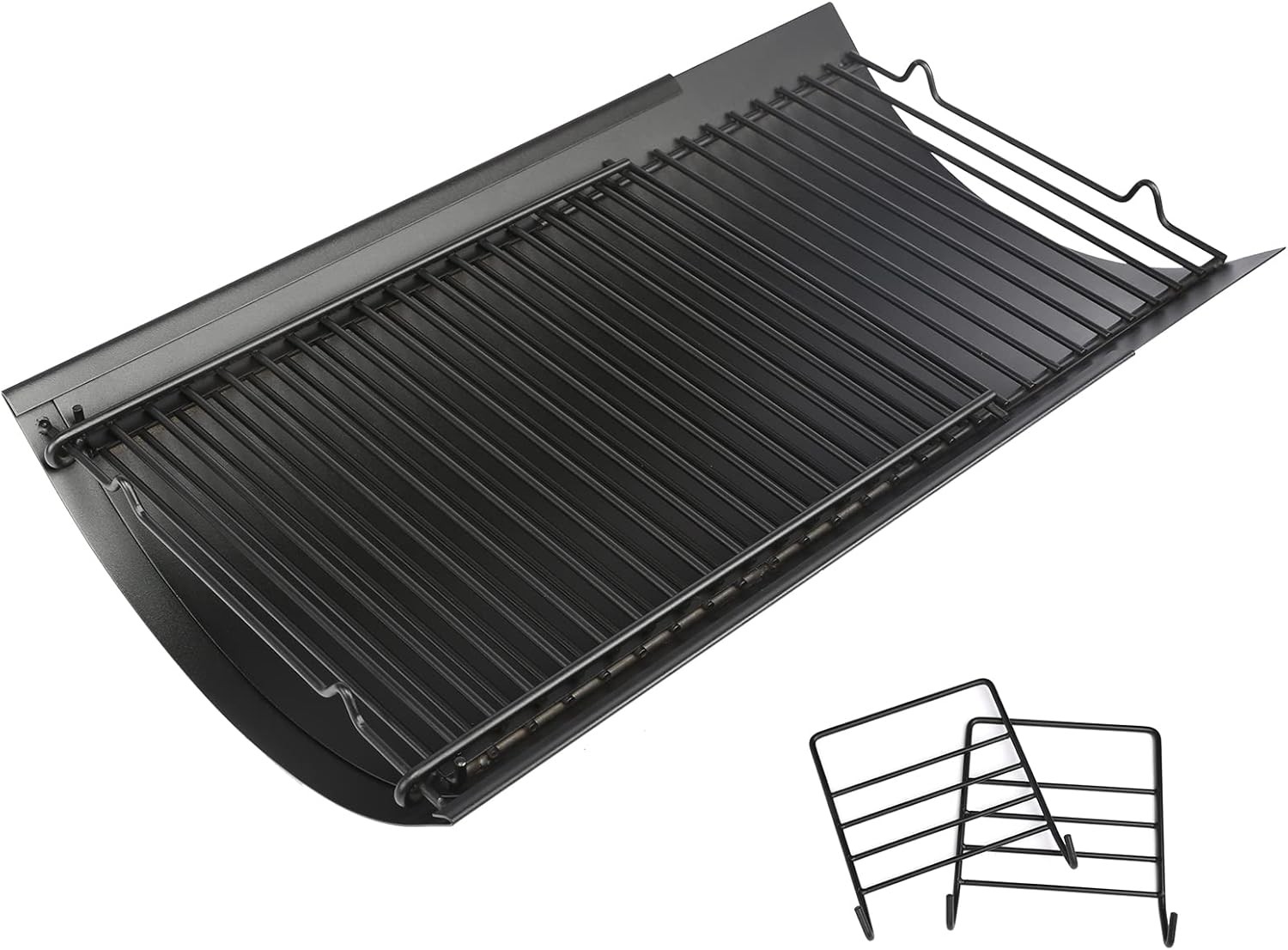 23.62″ to 35.43″ Adjustable Ash Pan Replacement for Chargriller 5050 1224 5072 5