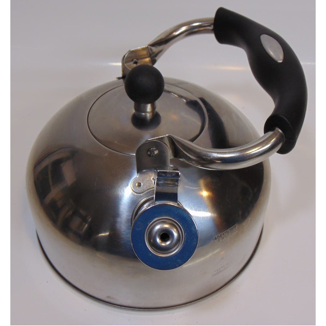 Whistling Tea Kettle Stove Top Stainless Steel Pot Water Coffee Boiling Silver