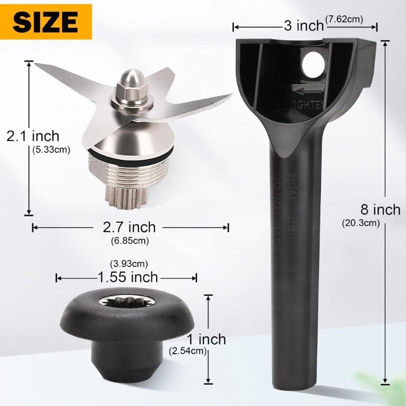 Replacement Assembly with Drive Sleeve Wrench Removal Tool Metal Texture