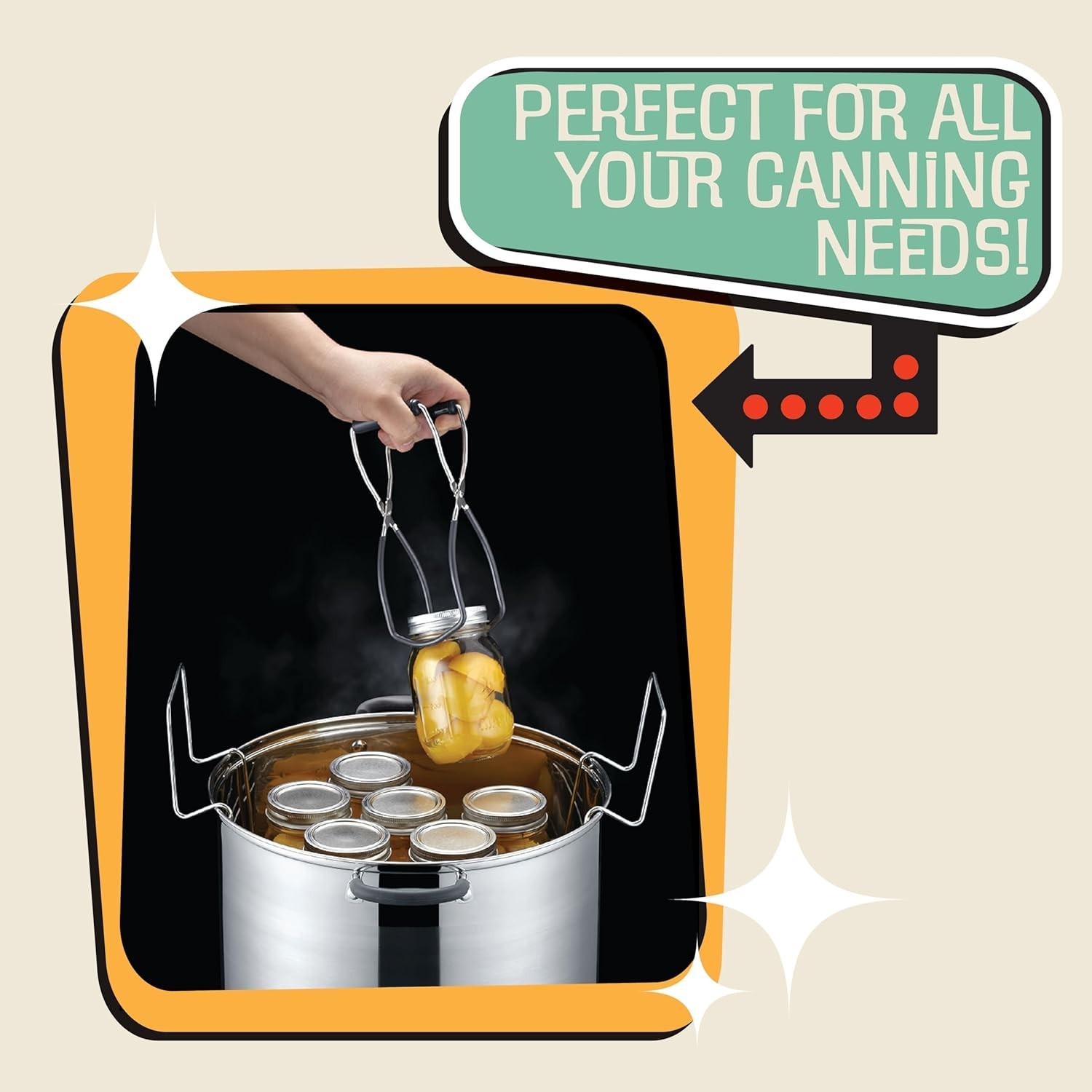 20 Quart Stainless Steel Canning Set – Complete 8-Piece Induction Compatible Kit