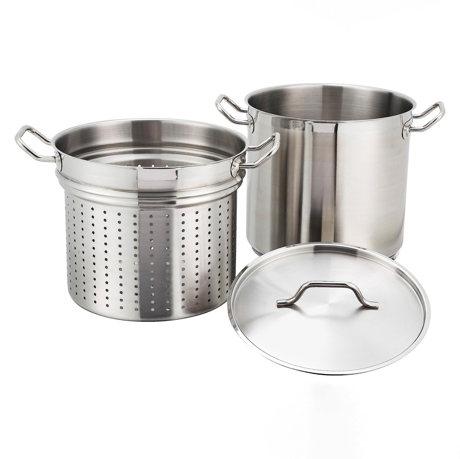 Winco 12qt S/S Steamer/Pasta Cooker