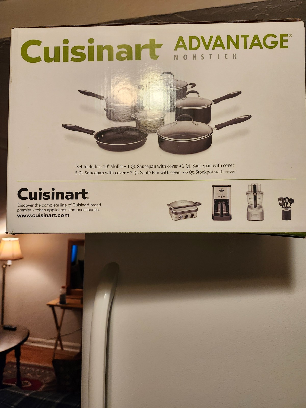 Cuisinart ADVANTAGE 11 pc Nonstick set Black Model 55-11BK FREE SHIPPING!
