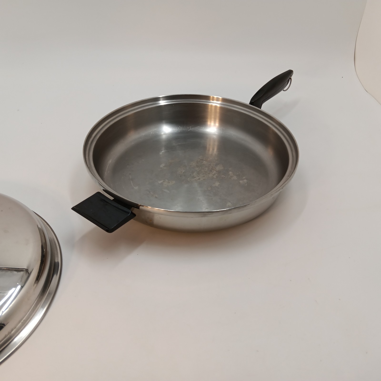 Vintage West Bend Multi Core Familie Skillet 5 Ply Stainless Frying 12″ USA