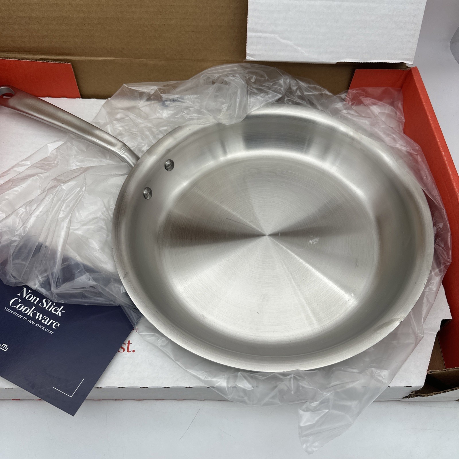Made In Cookware 12-Inch Stainless Clad Frying Pan 5-Layer Induction New In Box