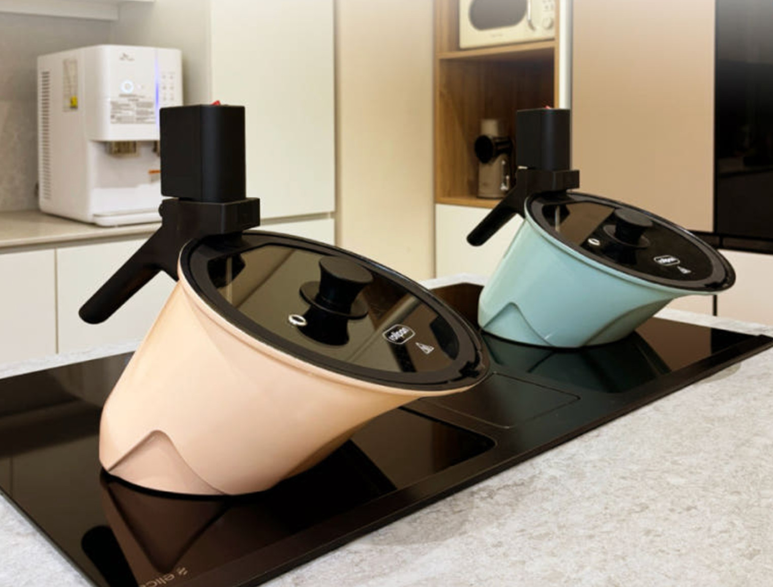 rollkitchen rollpan NEW ORIGINAL Automatic Rotation Cooking Pot / –
