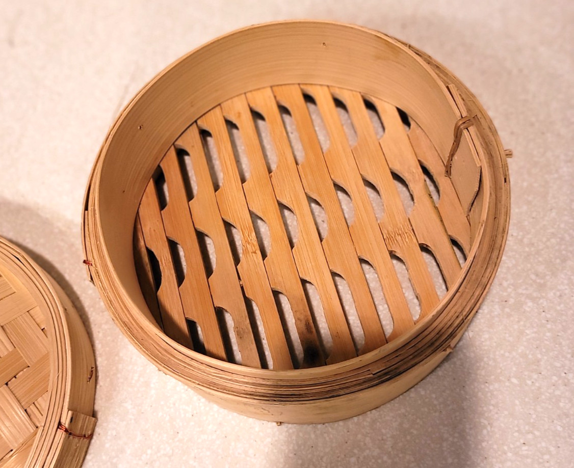 Handmade 8 inch Bamboo Steamer Basket