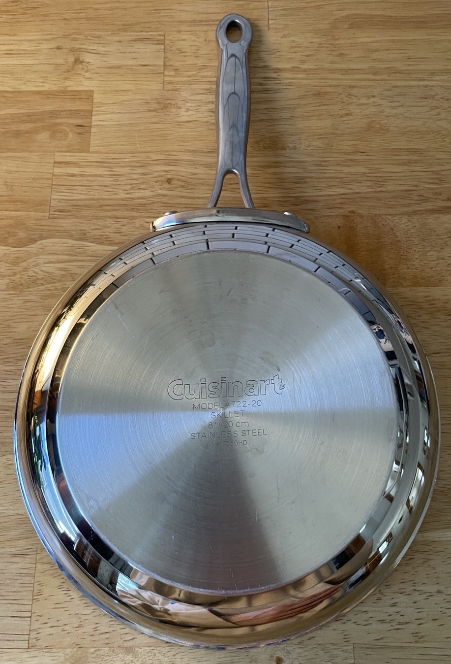 Cuisinart 8 Inch/20 Cm Stainless Steel Skillet Fry Pan #722-20