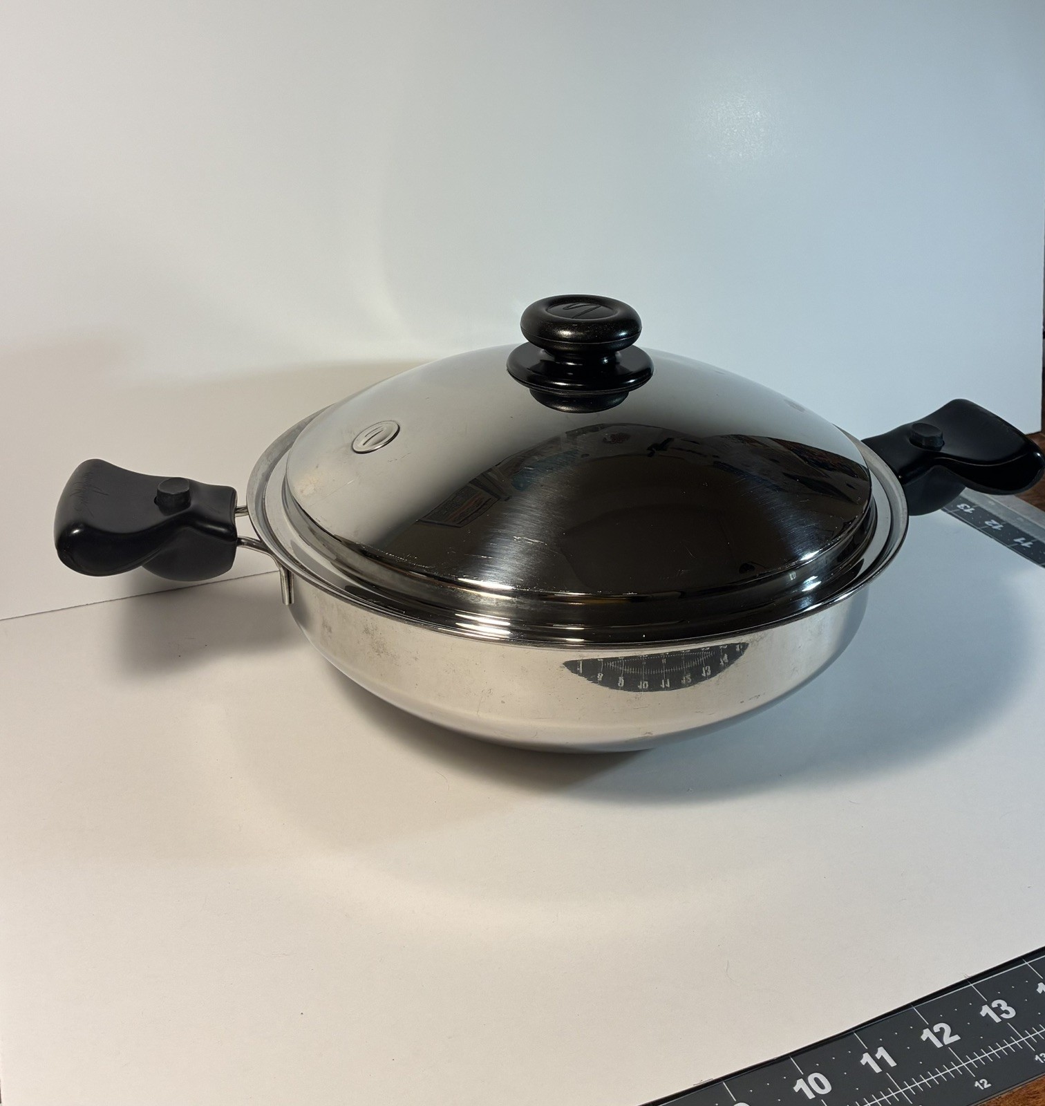 Saladmaster Stainless Steel 7Qt Wok Double Handle With Lid