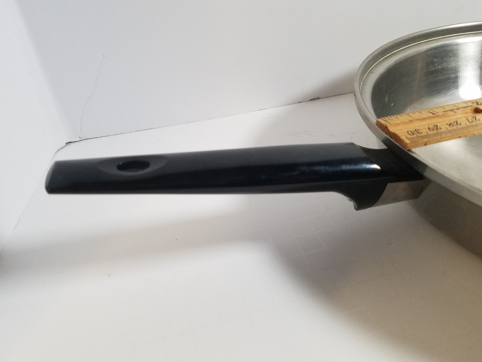 Vintage Ekco Criteria Stainless Steel 10-3/4″ Skillet # M7750 USA With LID