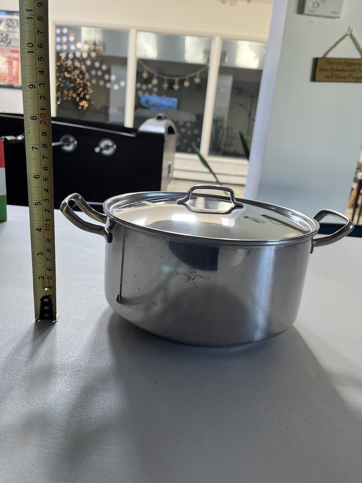 Inox Italy 18/C V.I.S. Stainless Steel Steamer With Lid Tray 5”