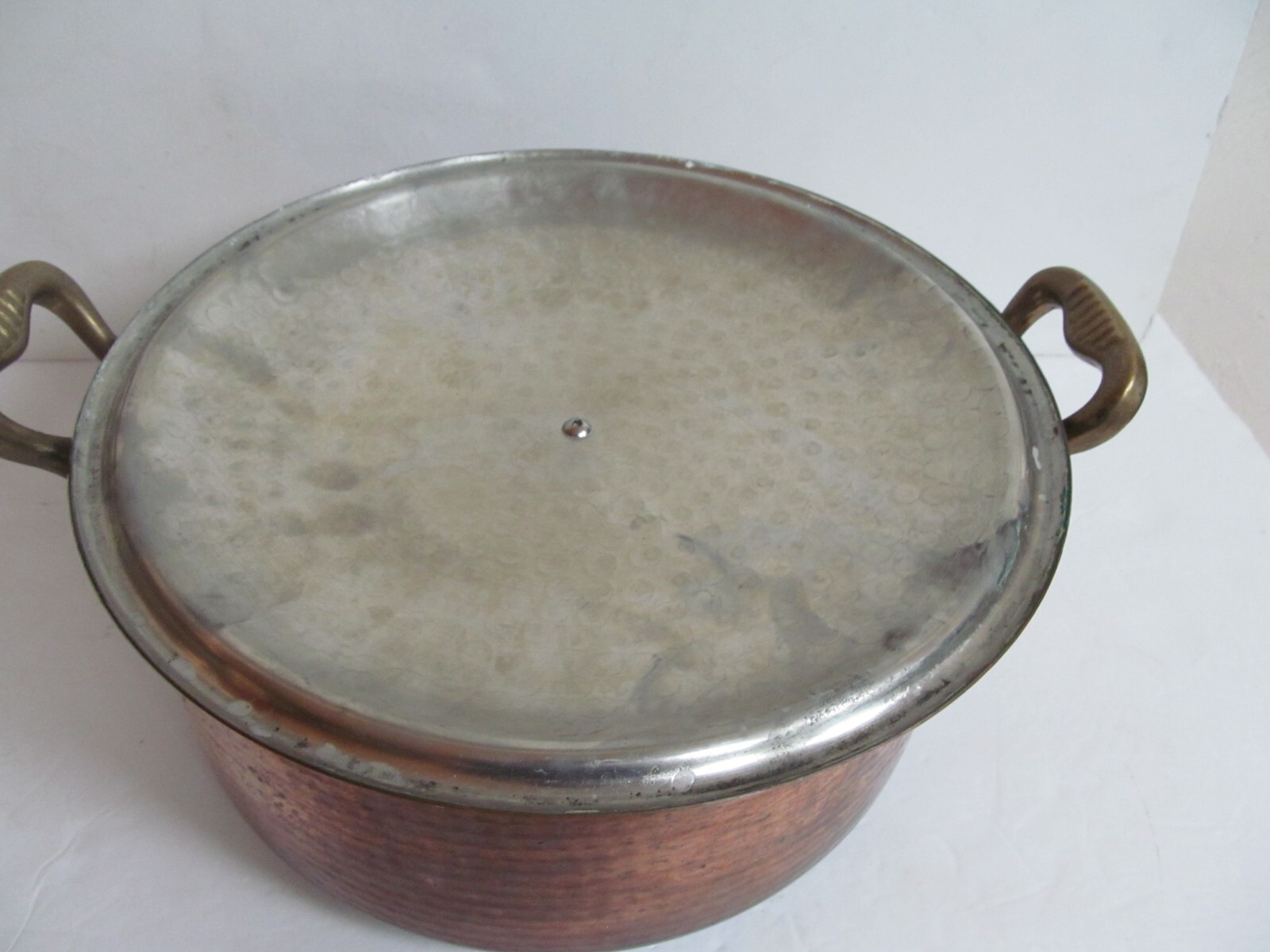 Cu Artigiana Copper & Brass Italian Hand Made Pot & Lid Michael’s range Mushroom