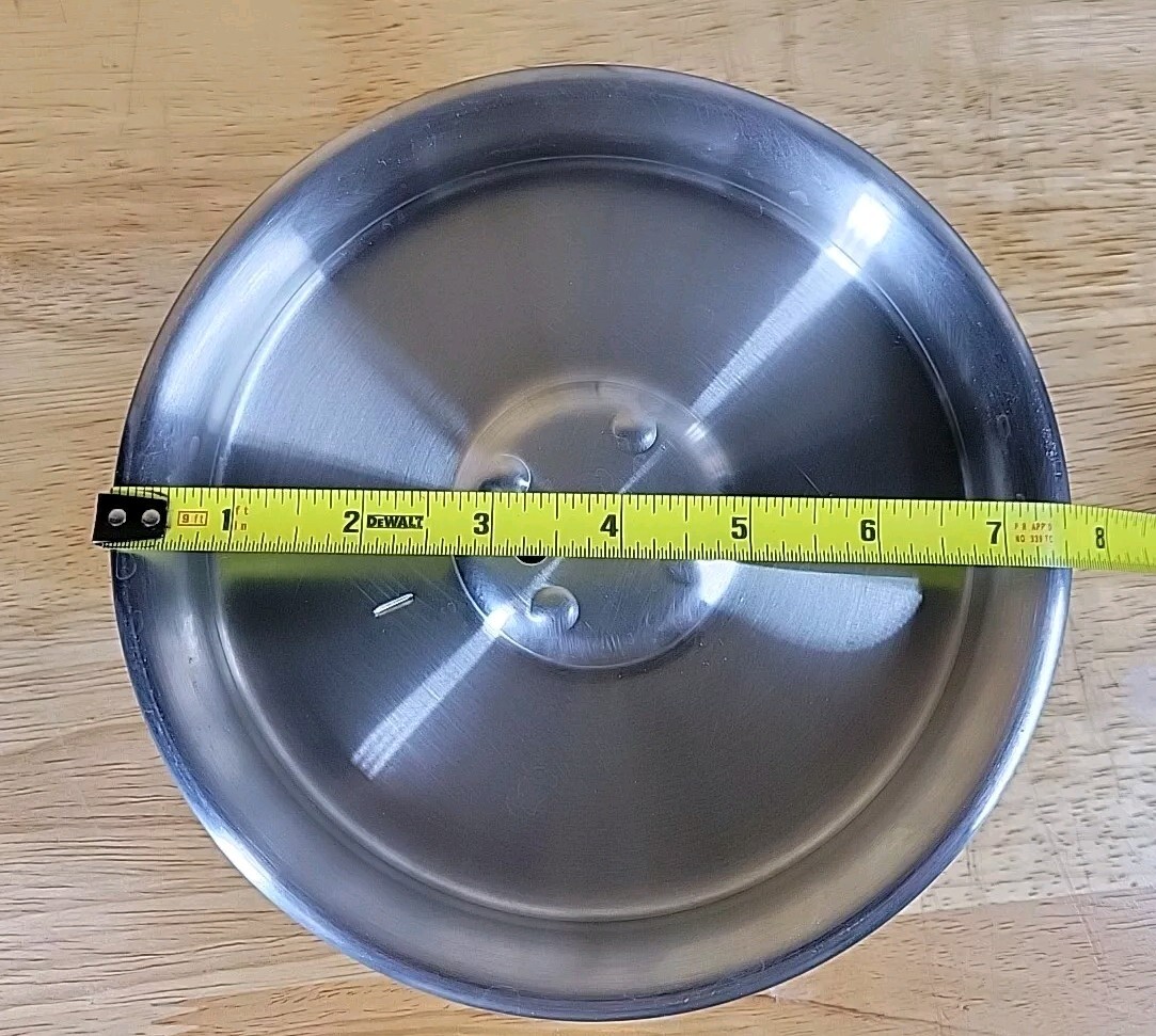 NutriChef Stainless Steele 19-9-7P Magnetic Induction Core 1.5 Quart Pan W Lid