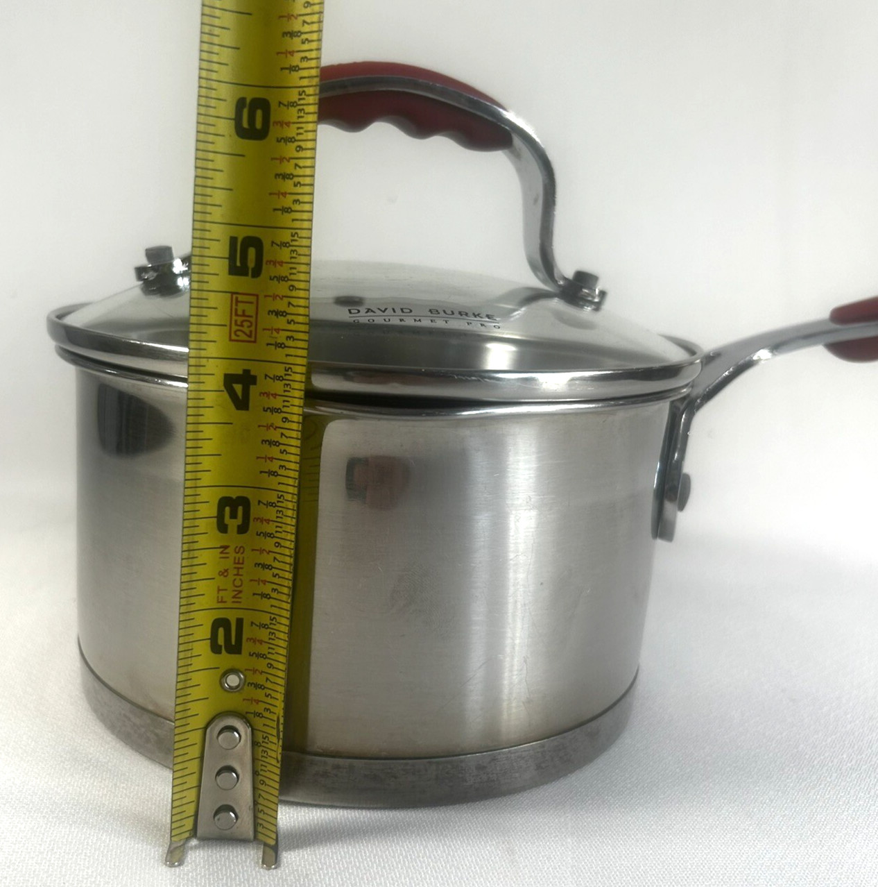 David Burke Gourmet Pro EZ Strain Commercial Grade 1.75 qt Saucepan
