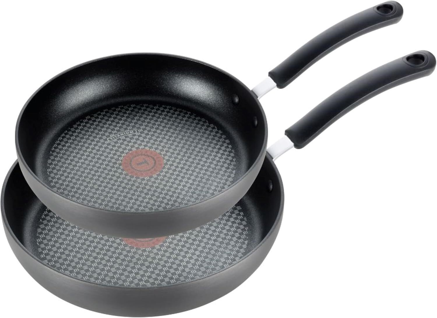 Ultimate Hard Anodized Nonstick Fry Pan Set 2 Piece, 10, 12 Inch