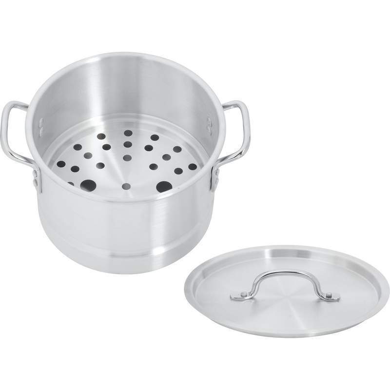 3 BIG Seafood CrabTamale Steamer Vaporera Stock Pots Thick Aluminum 20-24-32 QT