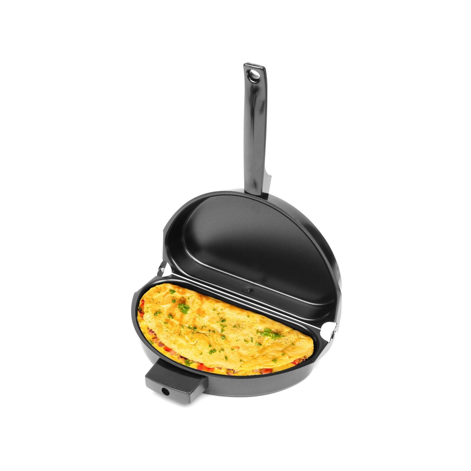 Run Egg Pan, Non-Stick Folding Omelette Pan