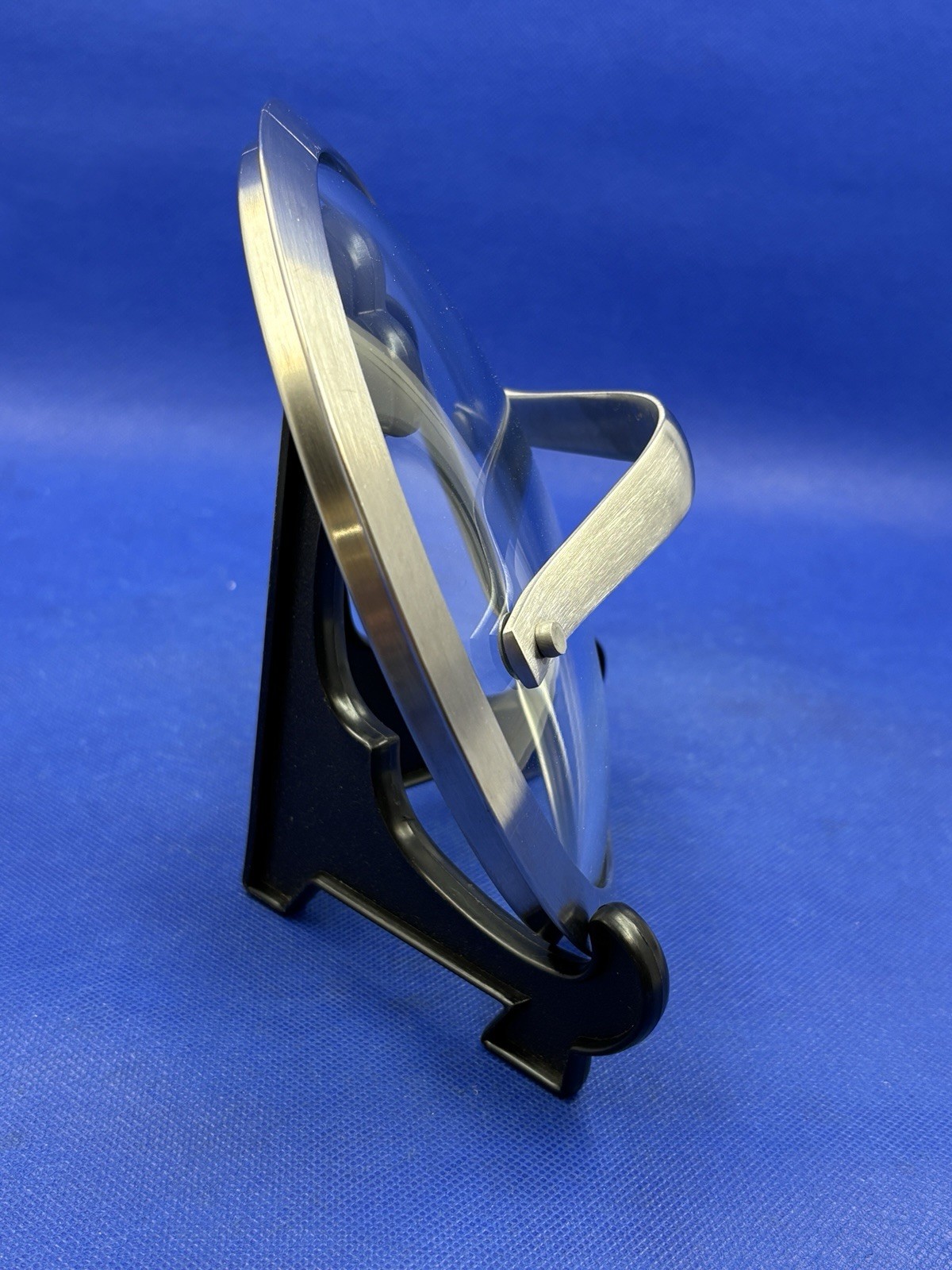 Calphalon 6-3/4″ Inner Rim 7-1/8″ Outer Tempered Glass Lid Stainless Steel