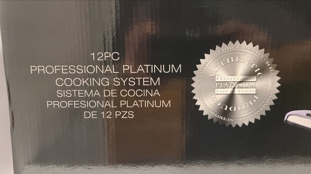 12PC Professional Platinum Cooking System NEW