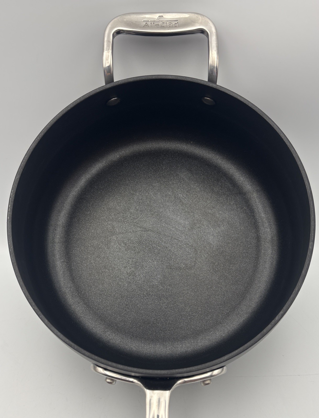 All-Clad HA1 Hard Anodized Nonstick 3.5QT 3.3L Sauce Soup Pan Pot with Lid