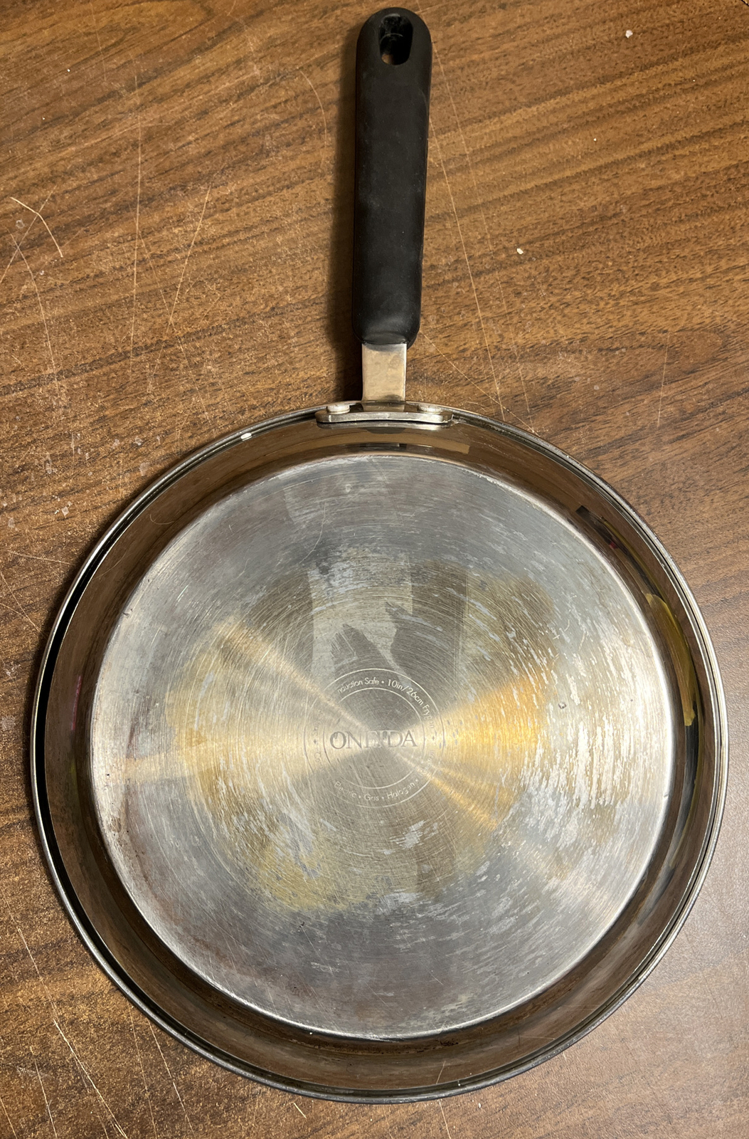 Oneida Skillet 10” Induction, gas, Elect, Halogen, Ceramic Stainless