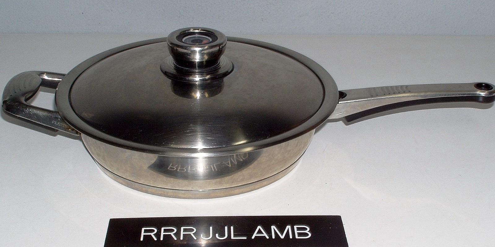 24 Elements Platinum Cookware T304 Stainless Steel 2.5 Qt Deep Saute PAN Skillet