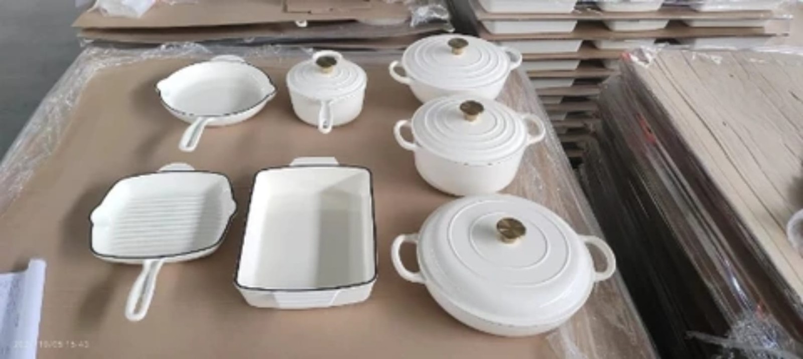 7-5Pc Ceramic Cookware Set Pots & Pans w/ Lids Modern Kitchen Set Preorder
