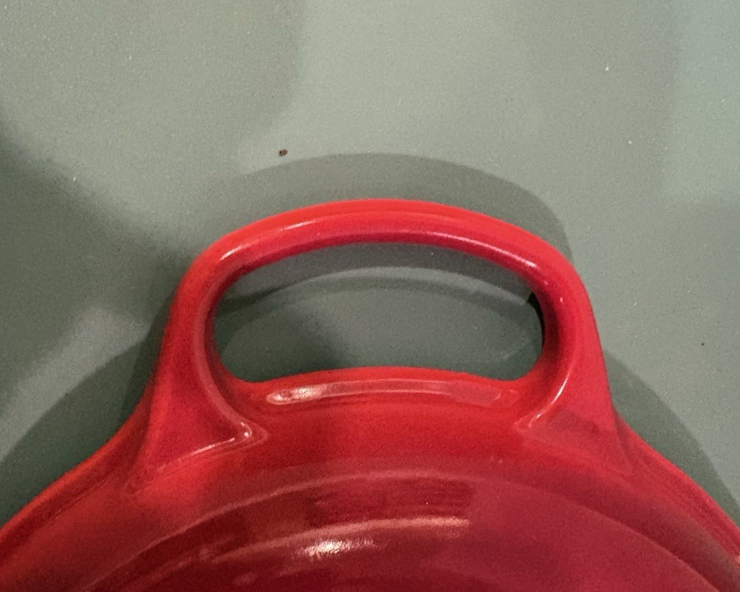 Vintage Le Creuset 6.5″ Red Enameled Cast Iron Small Fry Pan Skillet