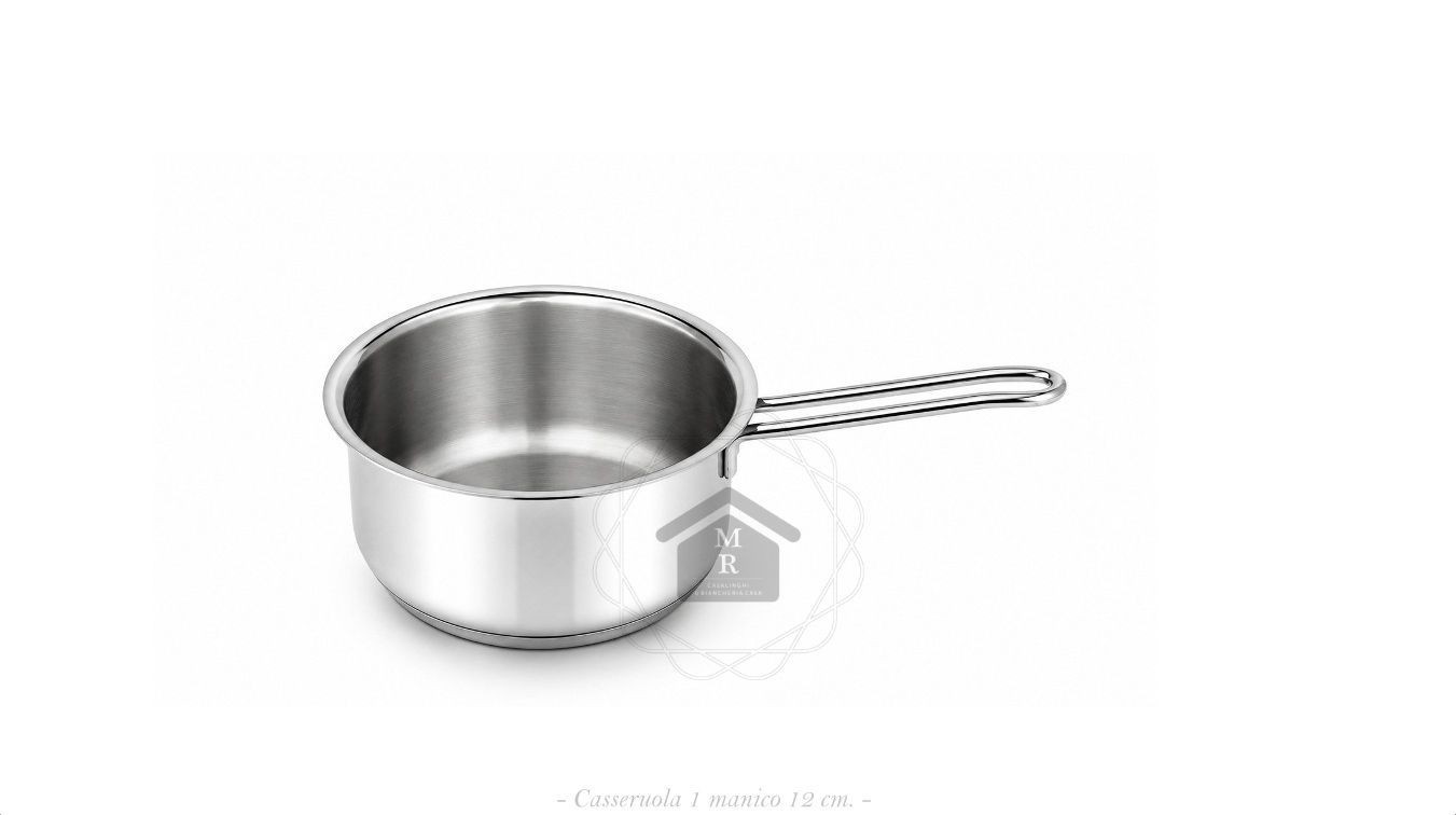 1 Handle Casserole 18/10 Stainless Steel High Thickness Inoxtherm Multilayer Bottom