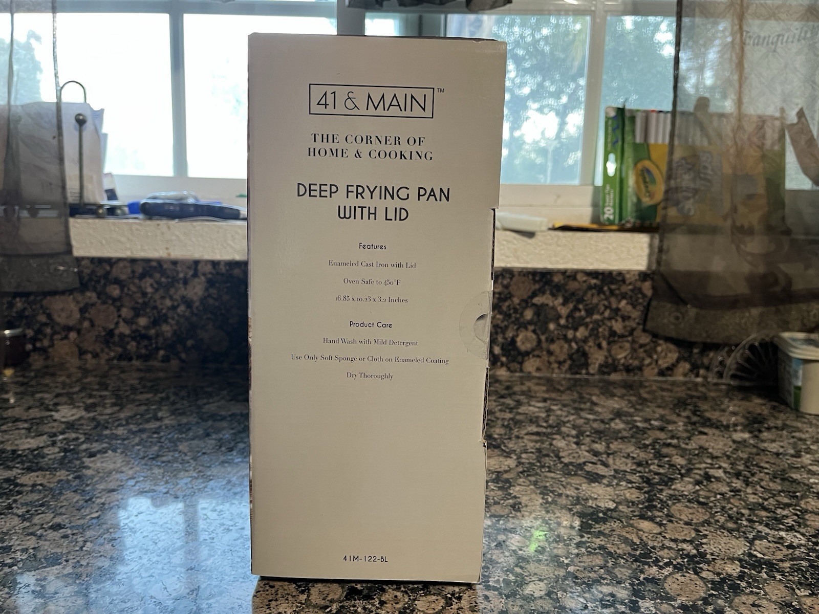 41 & MAIN DEEP Frying Pan with Lid