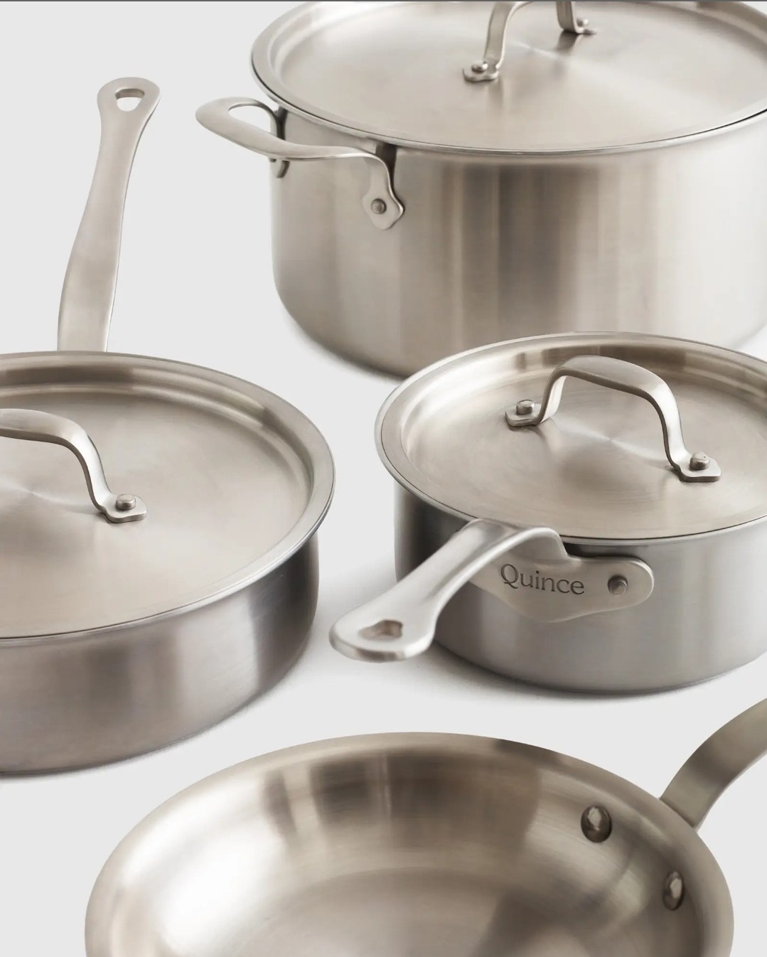 NWOT! Quince 5ply Stainless Steel Non-Toxic 10 Piece Cookware Set! (SCG)